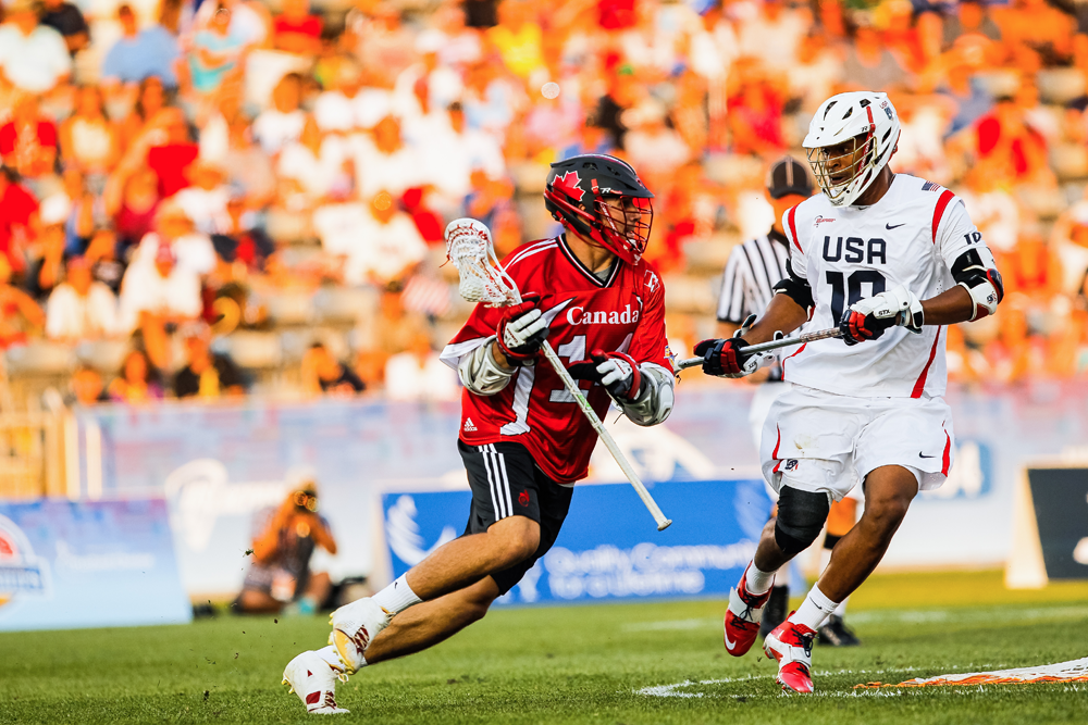 Lacrosse World Game Finals USA vs. CAN ‹ Mark Cafiero, Photographer